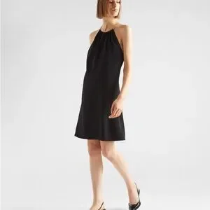 Prada | Dresses | Nwt Prada Openback Chain Strap Logo Mini